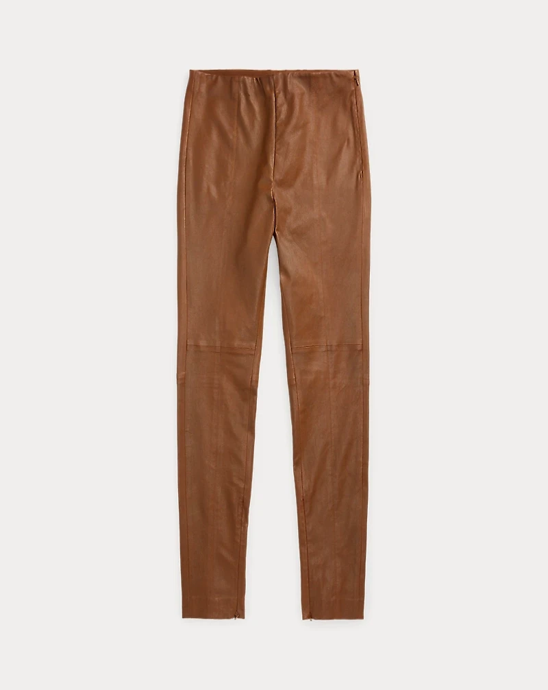 The Lambskin Side-Zip Pant
