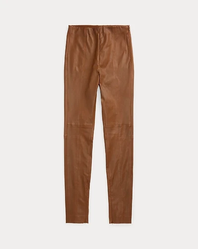 The Lambskin Side-Zip Pant