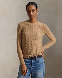 Cable-Knit Wool-Cashmere Sweater