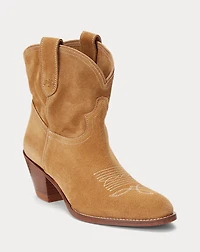 Calfskin Suede Western Boot