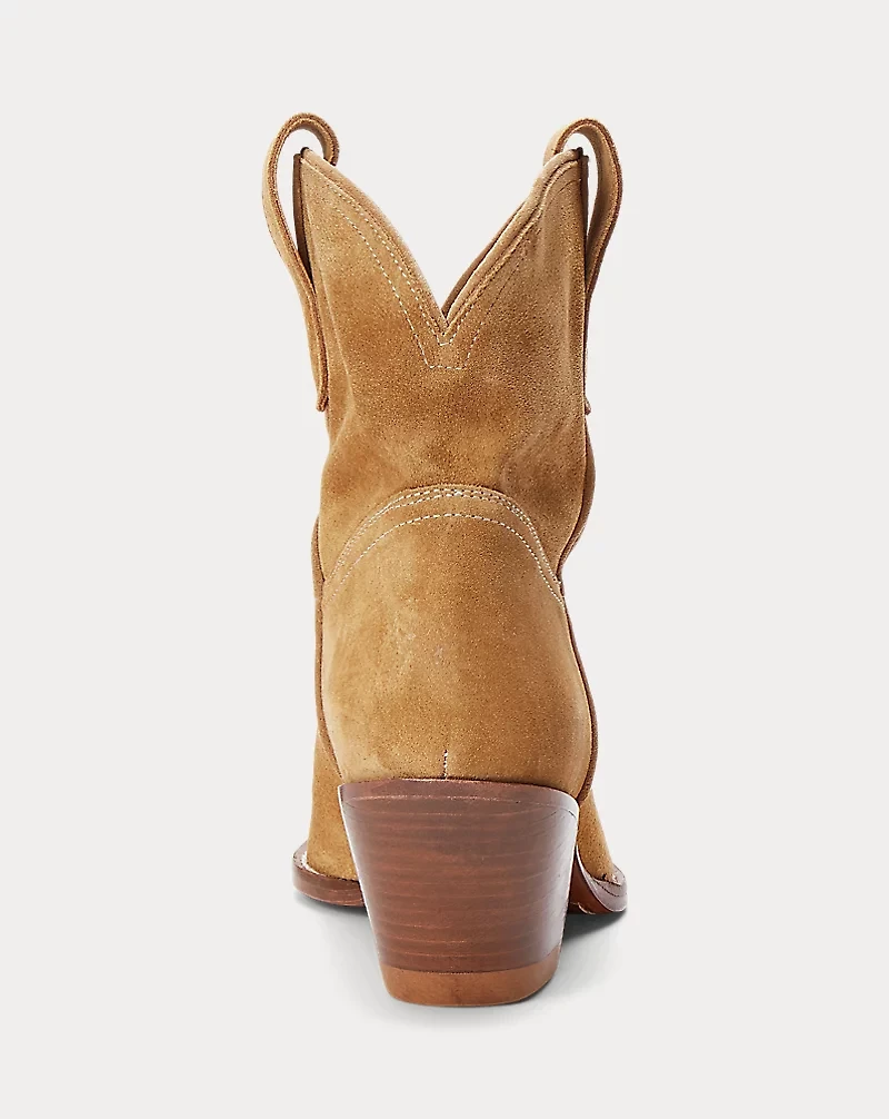 Calfskin Suede Western Boot