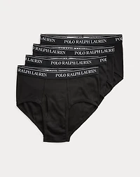 Cotton Wicking Mid-Rise Brief 4-Pack