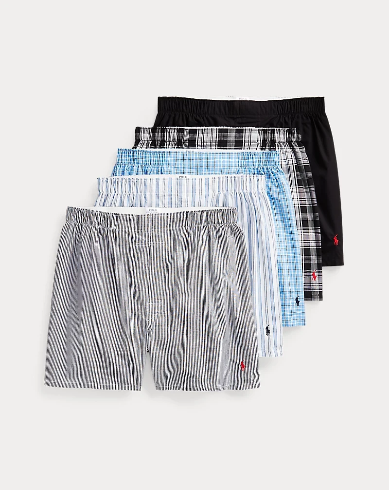 Classic Woven Cotton Boxer 5-Pack