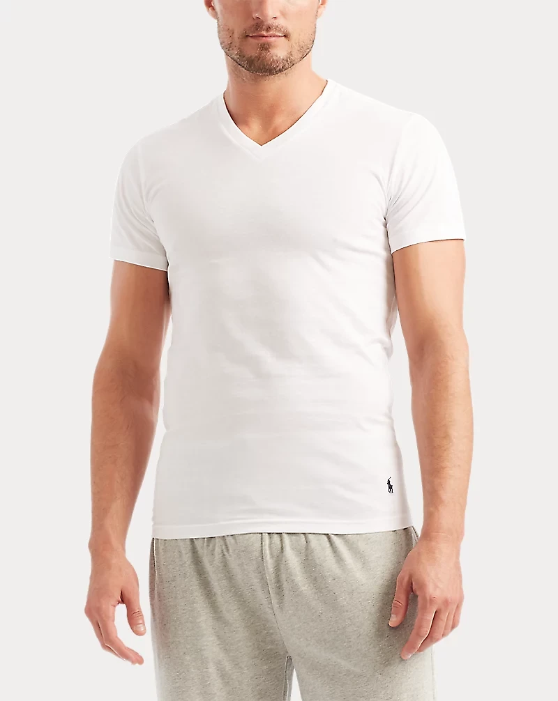 Slim Fit Wicking V-Neck 5-Pack
