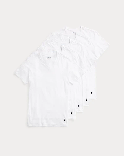 Slim Fit Wicking V-Neck 5-Pack