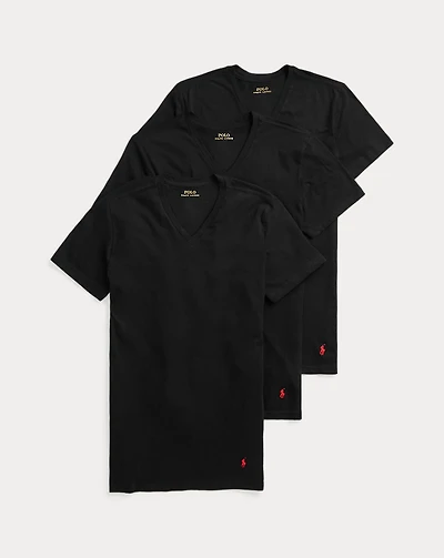 Slim Fit Wicking V-Neck 3-Pack