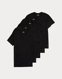 Classic Fit Wicking V-Neck 5-Pack