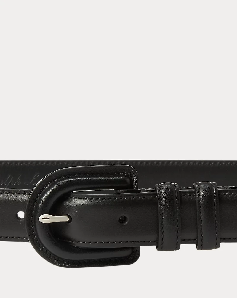 Calfskin Buckle Belt