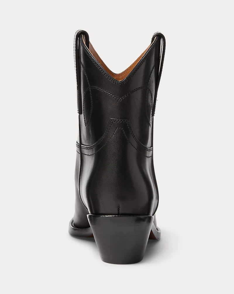 Jayme Burnished Calfskin Bootie