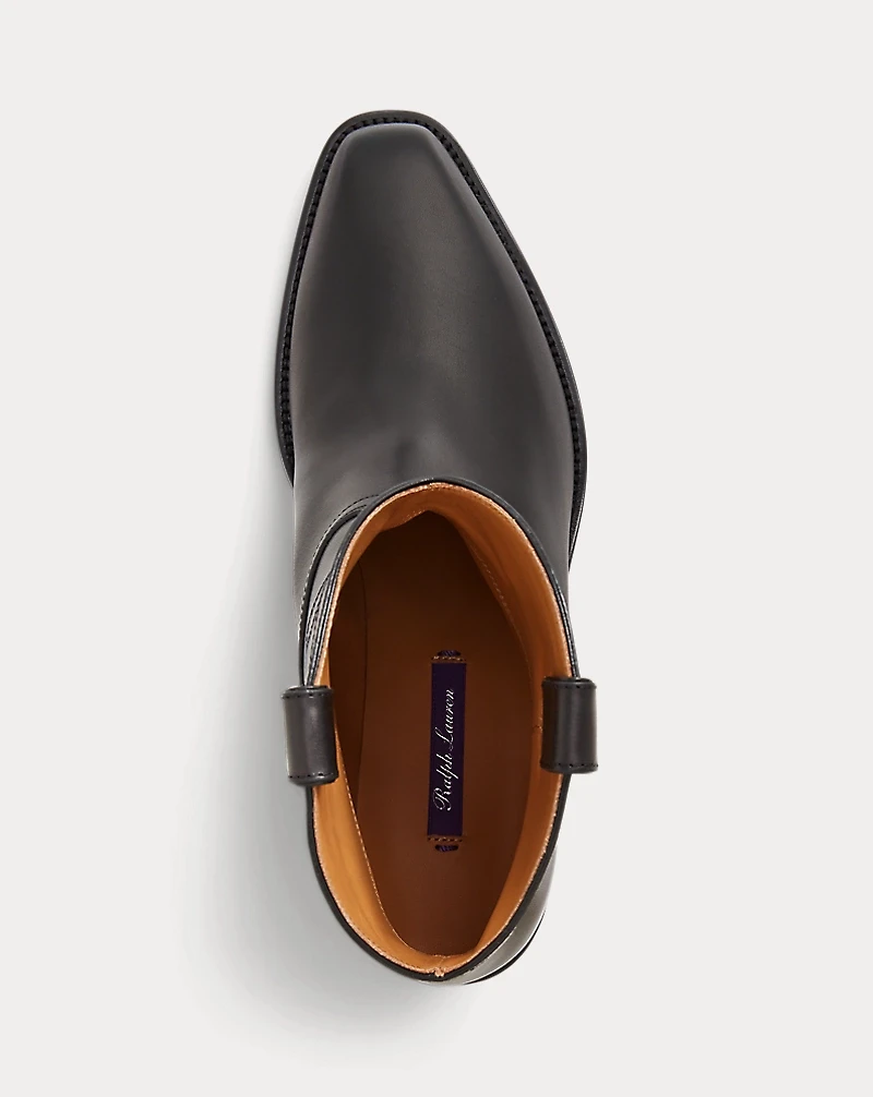 Jayme Burnished Calfskin Bootie