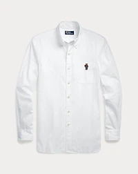 Custom Fit Polo Bear Poplin Shirt