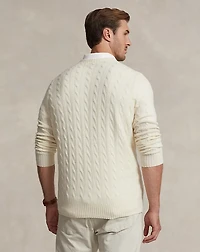 Cable-Knit Wool-Cashmere Sweater