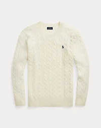 Cable-Knit Wool-Cashmere Sweater
