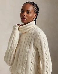 Cable-Knit Wool-Cashmere Sweater