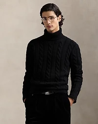 Cable-Knit Wool-Cashmere Sweater