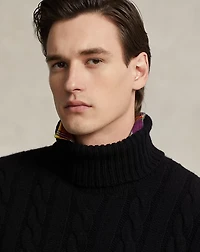 Cable-Knit Wool-Cashmere Sweater