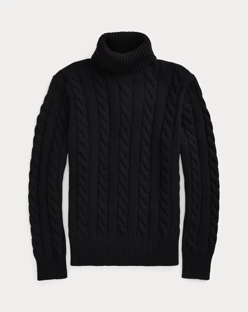 Cable-Knit Wool-Cashmere Sweater