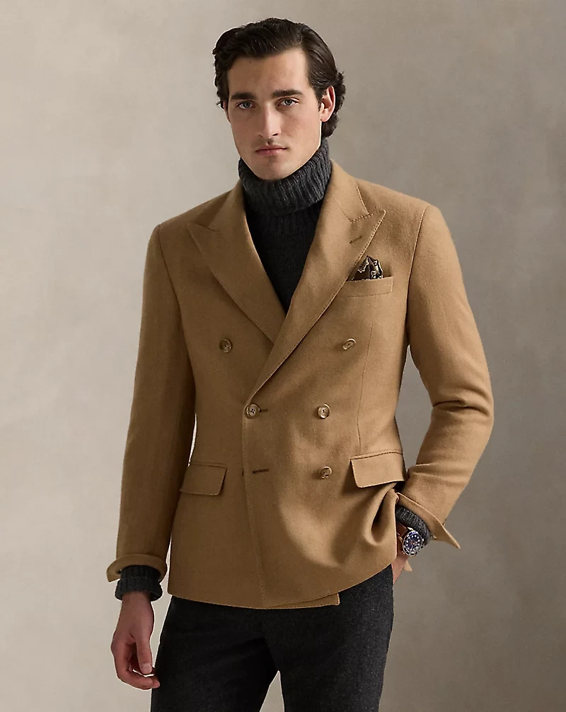 Polo Tailored Camel-Hair Sport Coat