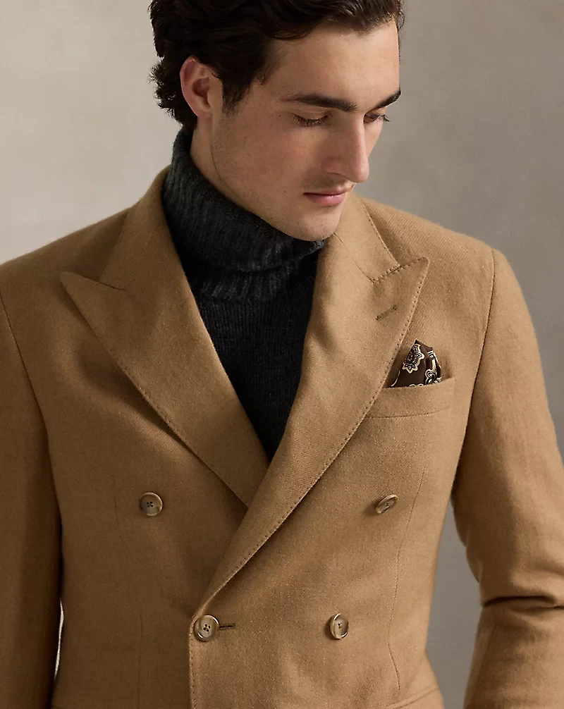 Polo Tailored Camel-Hair Sport Coat