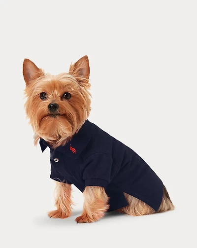 Cotton Mesh Dog Polo Shirt