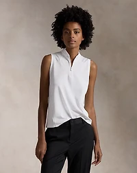 Tailored Fit Sleeveless Piqué Shirt