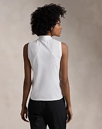 Tailored Fit Sleeveless Piqué Shirt