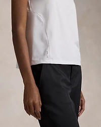 Tailored Fit Sleeveless Piqué Shirt
