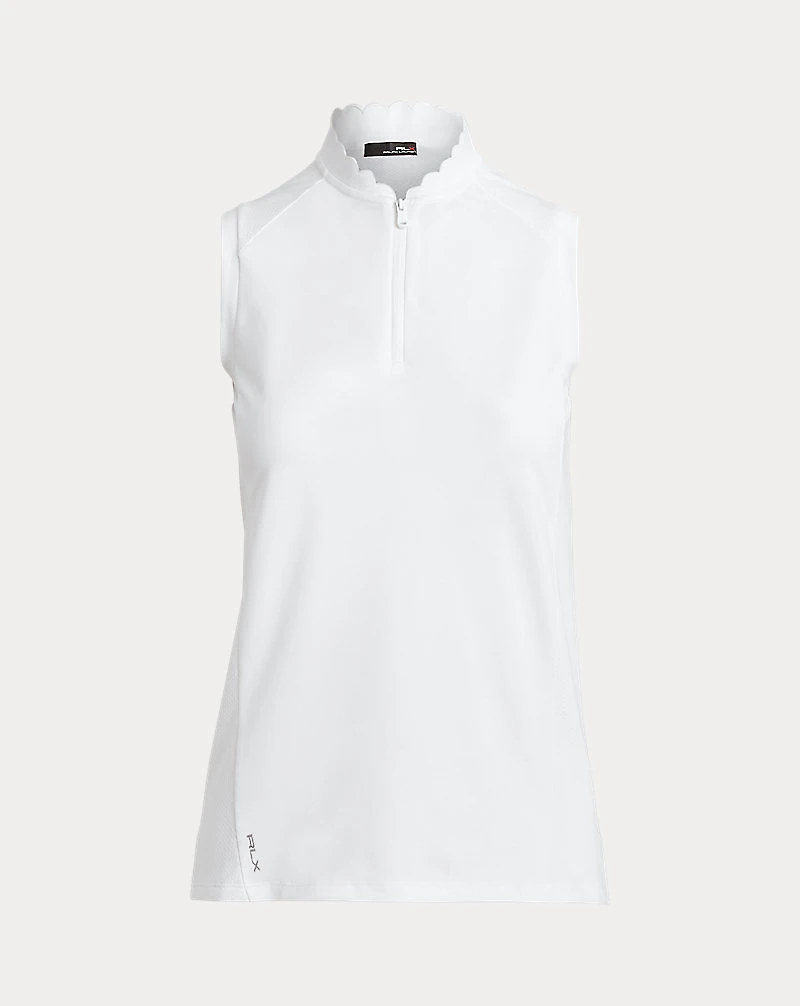 Tailored Fit Sleeveless Piqué Shirt