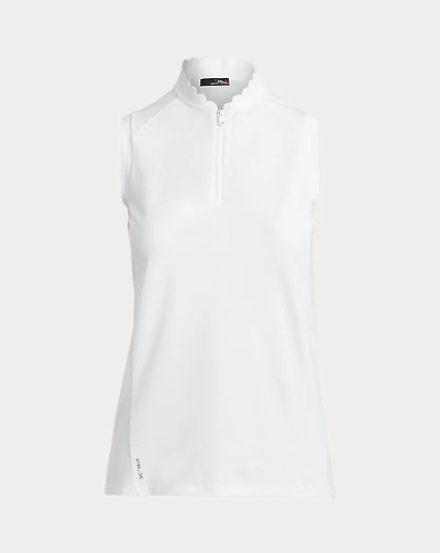 Tailored Fit Sleeveless Piqué Shirt