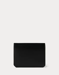 RL Box Calfskin Small Vertical Wallet