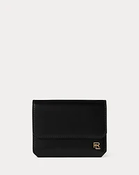 RL Box Calfskin Small Vertical Wallet