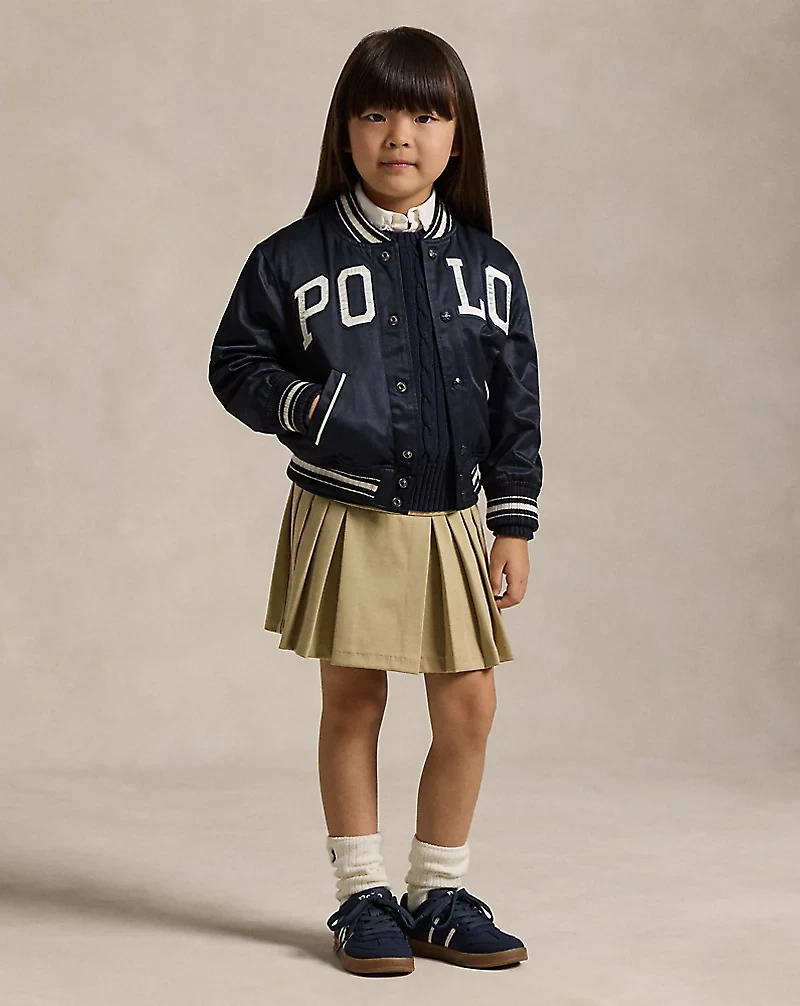 Pleated Ponte Skort