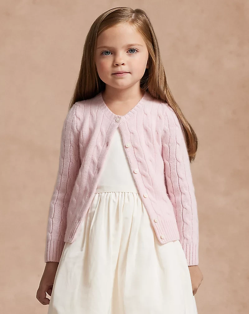Cable-Knit Cashmere Cardigan