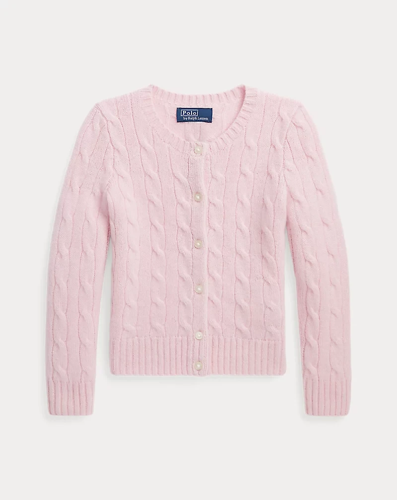 Cable-Knit Cashmere Cardigan