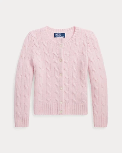 Cable-Knit Cashmere Cardigan