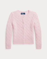 Cable-Knit Cashmere Cardigan