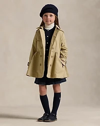 Hooded Trench Coat