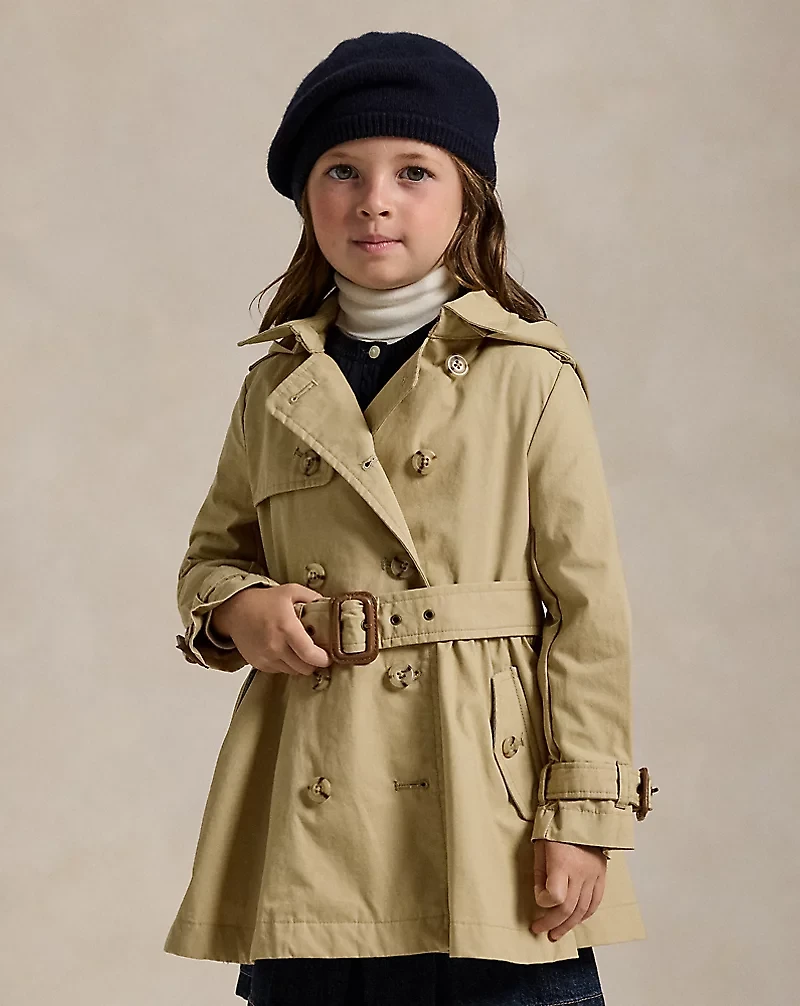 Hooded Trench Coat