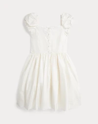 Smocked Mulberry Silk Dress