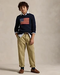 Whitman Relaxed Fit Pleated Chino Pant
