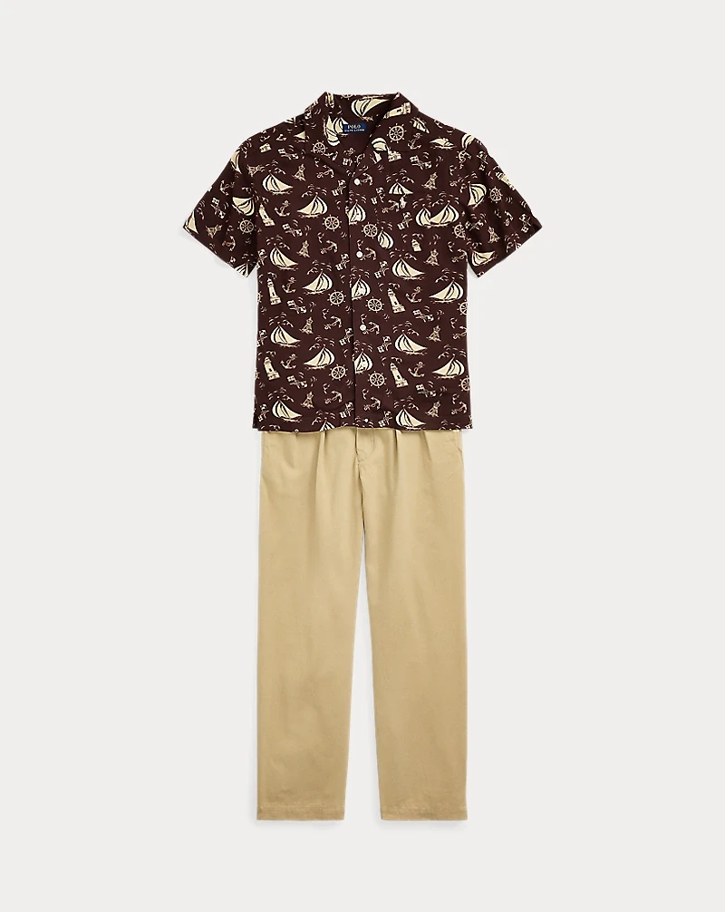 Whitman Relaxed Fit Pleated Chino Pant