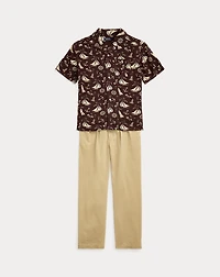 Whitman Relaxed Fit Pleated Chino Pant