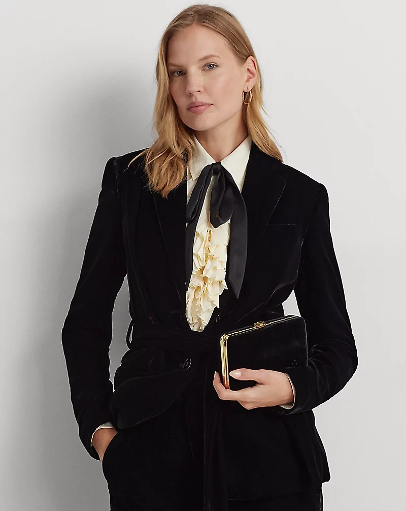 Velvet Small Franki Clutch