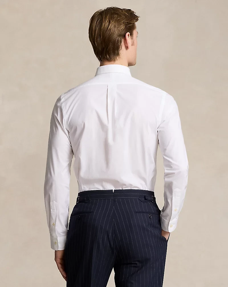 Slim Fit Stretch Poplin Shirt