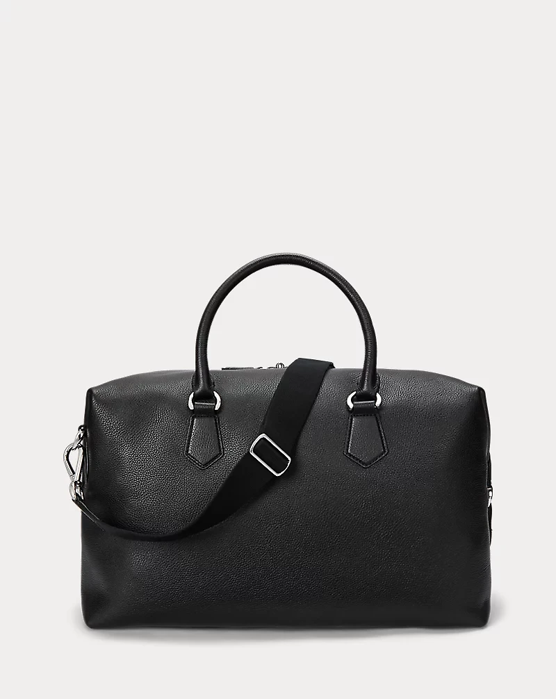 Pebbled Leather Duffel