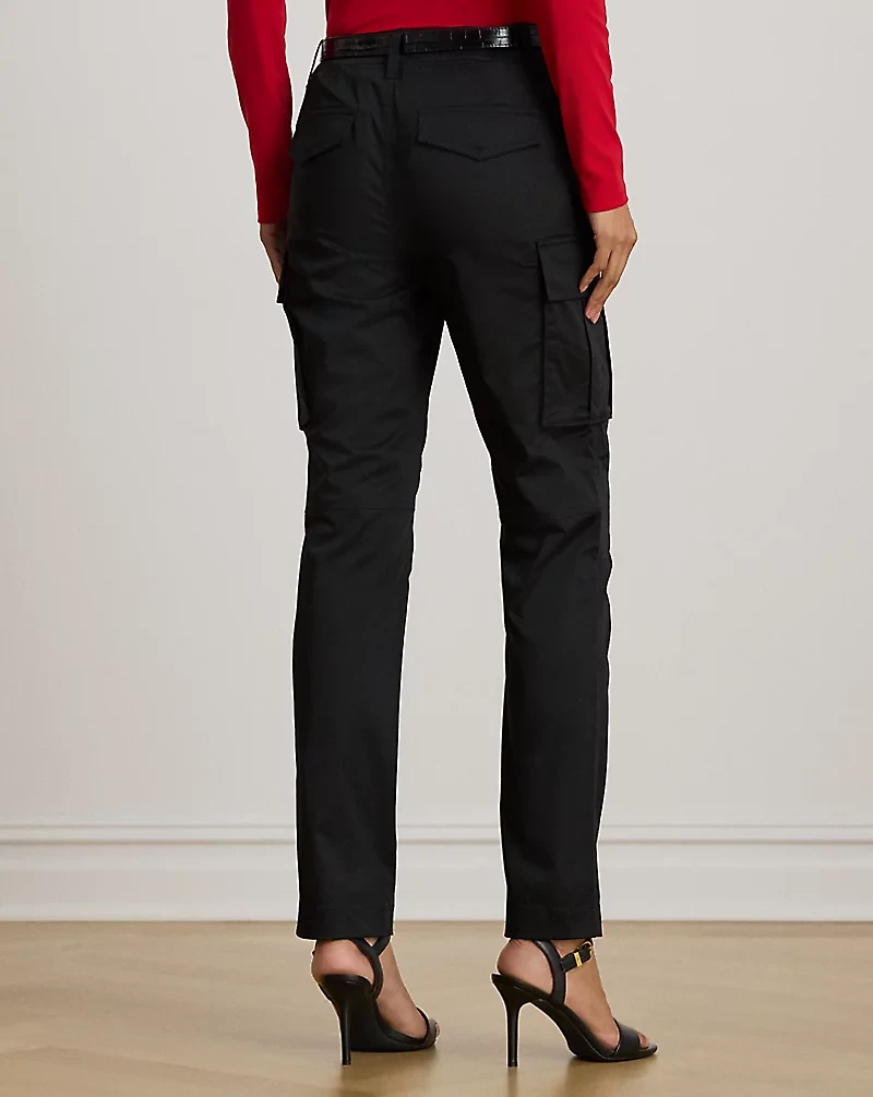 Cotton Sateen Cargo Pant