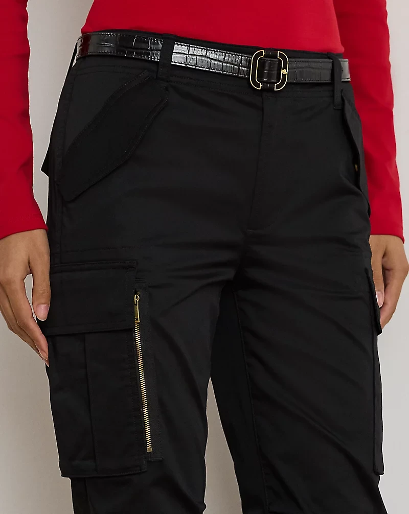 Cotton Sateen Cargo Pant