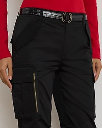 Cotton Sateen Cargo Pant