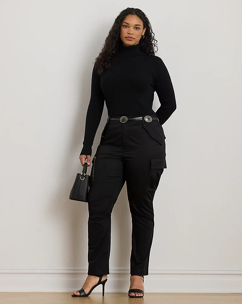 Cotton Sateen Cargo Pant