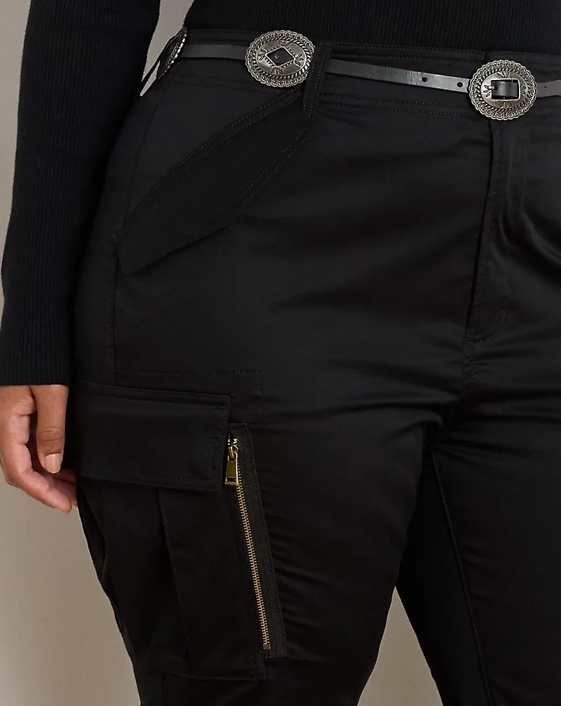 Cotton Sateen Cargo Pant